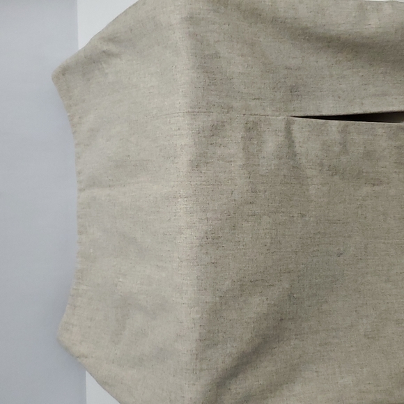 Banana Republic Ivory Slit Staight Skirt - Picture 9 of 10